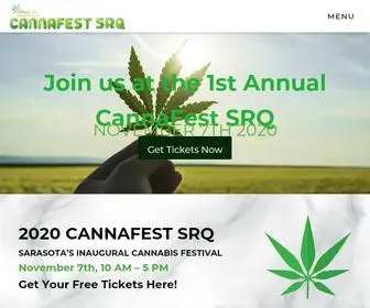 Cannafestsrq.com(Cannafest SRQ) Screenshot