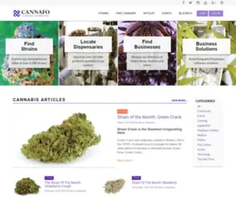 Cannafo.com(Cannabis & Marijuana Information) Screenshot