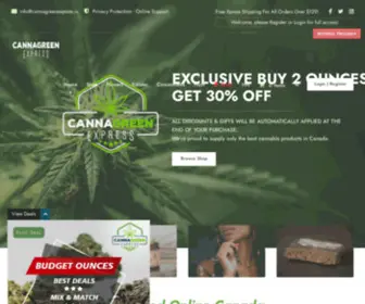 Cannagreenexpress.io(cannagreenexpress) Screenshot