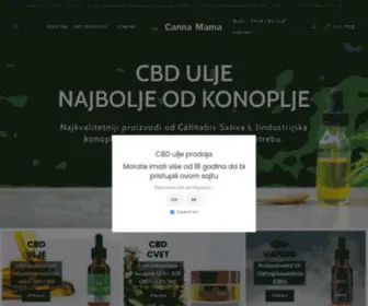 Cannamama.rs(CBD ulja prodaja Beograd) Screenshot