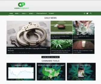 Cannaplayground.com(Marijuana Stocks) Screenshot