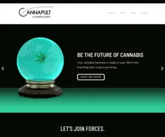 Cannapultcreative.com(Cannabis Business Branding) Screenshot