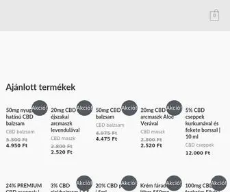 CannaStore.hu(CBD term) Screenshot