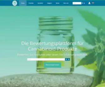 Cannatrust.eu(Das Bewertungsportal für Cannabinoidprodukte) Screenshot