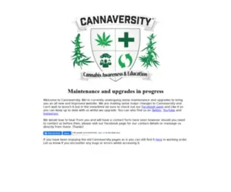 Cannaversity.com(Cannabis Awareness & Education) Screenshot