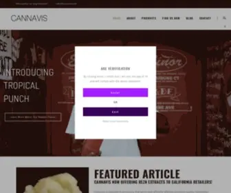 Cannavis.com(Homepage) Screenshot
