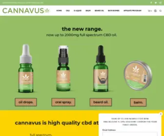 Cannavus.com(Nature's Course) Screenshot