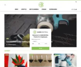 Canncentral.com(Your Home For All Things Cannabis) Screenshot