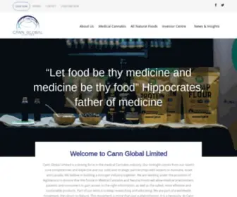 CannGloballimited.com(CANN Global Ltd) Screenshot