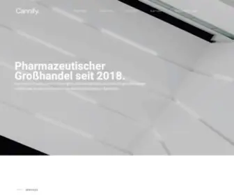 Cannify.de(Pharmazeutischer Großhandel seit 2018) Screenshot