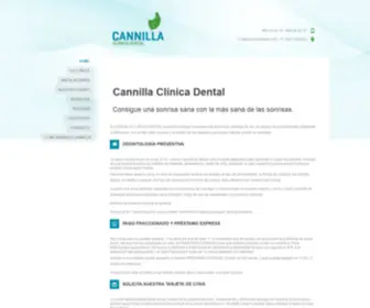 Cannillaclinicadental.com(Clínica Cannilla) Screenshot