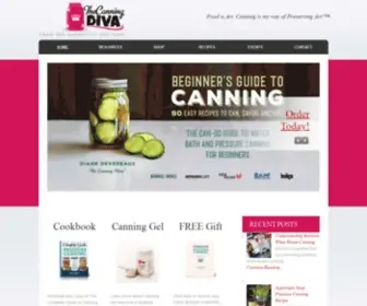 Canningdiva.com(The Canning Diva) Screenshot