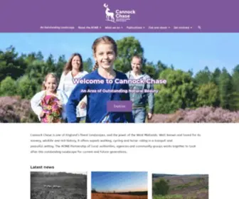 Cannock-Chase.co.uk(Cannock chase national landscape an area of outstanding natural beauty cannock chase) Screenshot