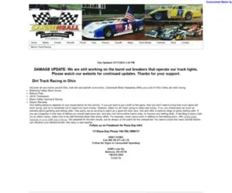 Cannonballspeedway.com(Cannonball Motor Speedway) Screenshot