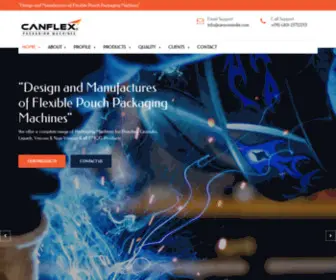 Cannonindia.com(Packaging Machine Manufacturers in Hyderabad) Screenshot