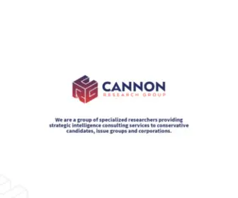 Cannonresearchgroup.com(Cannon Research Group) Screenshot