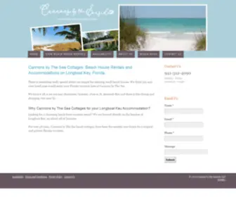 Cannonsbythesea.com(Beach House For Rent) Screenshot