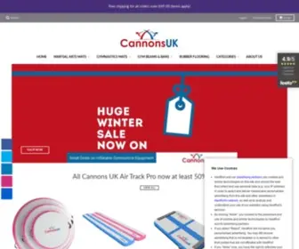 Cannonsuk.com(Cannons UK the Brand name you can trust) Screenshot