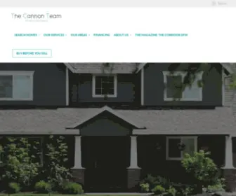 Cannonteamhomes.com(The Christie Cannon Team) Screenshot