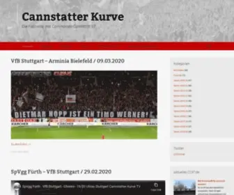 Cannstatter-Kurve.de(Cannstatter Kurve) Screenshot