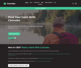 Cannubu.com(Buy CBD Oils) Screenshot