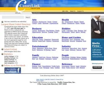 Cannylink.com(The Canny Link Internet Guide Link Directory) Screenshot