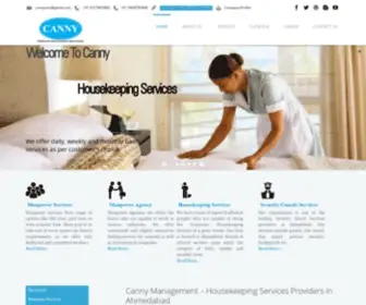 Cannymanagement.com(Housekeeping Services) Screenshot