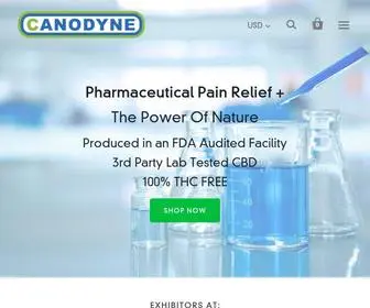 Canodynecbd.com(Canodyne CBD) Screenshot