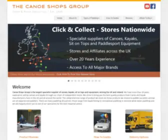 Canoe-Shops.co.uk(The Canoe Shops Group) Screenshot