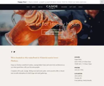 Canoebrewpub.com(Canoe Brewpub) Screenshot