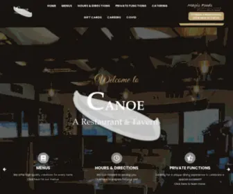 Canoecenterharbor.com(Canoe Restaurant & Tavern) Screenshot