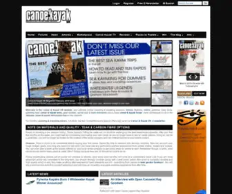 Canoekayak.co.uk(Canoe and Kayak news) Screenshot