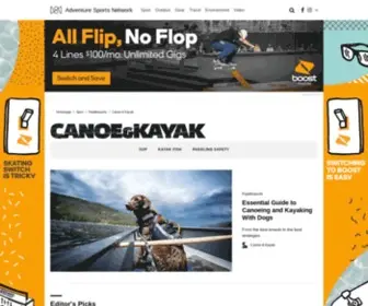 Canoekayak.com(Canoe & Kayak Magazine) Screenshot