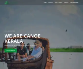 Canoekerala.com(Canoe Kerala) Screenshot