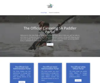 Canoesa.com(Canoe SA) Screenshot