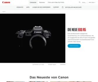 Canon.at(Canon Österreich) Screenshot