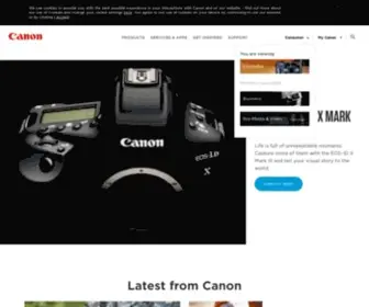 Canon.com.mt(Canon Malta) Screenshot