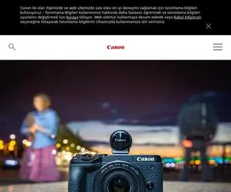 Canon.com.tr(Canon Türkiye) Screenshot