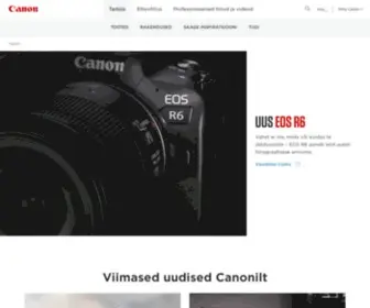 Canon.ee(Canon Eesti) Screenshot