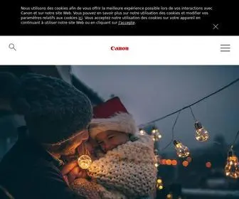 Canon.fr(Canon France) Screenshot
