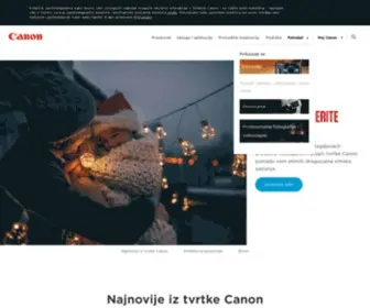 Canon.hr(Canon Croatia) Screenshot