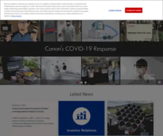 Canon.net(Canon Global) Screenshot