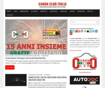 Canonclubitalia.com(Canon Club Italia) Screenshot
