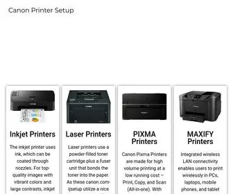 Canoncomijsetup.support(Canon Printer Setup) Screenshot