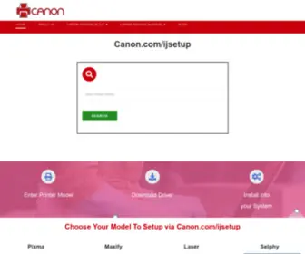 Canoncomijsetupij.com(Canon.com/ijsetup) Screenshot