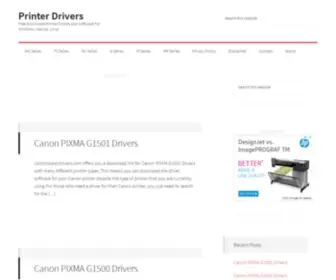 Canoncopierdrivers.com(IJ Start Canon Setup) Screenshot