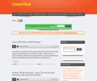 Canondeal.com(Canon Deal) Screenshot