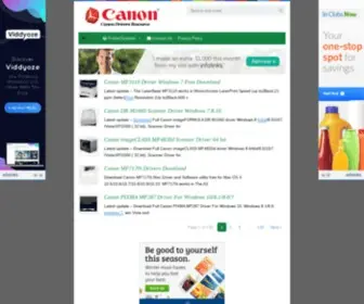 Canondriver.org(Canon Printer Drivers & Software Download) Screenshot