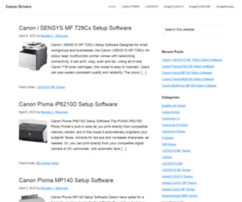Canondrivers-Support.com(Canondrivers Support) Screenshot