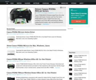 Canondrivers.blog(Canon Printer Drivers) Screenshot